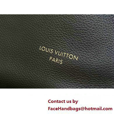 Louis Vuitton Grained calfskin Low Key Hobo MM Bag M24856 Black 2025