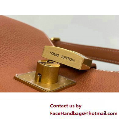 Louis Vuitton Grained calfskin Low Key Shoulder Bag M24885 Cognac Brown 2025