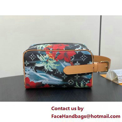 Louis Vuitton Locker Dopp Kit Bag Floral Print 04 2025