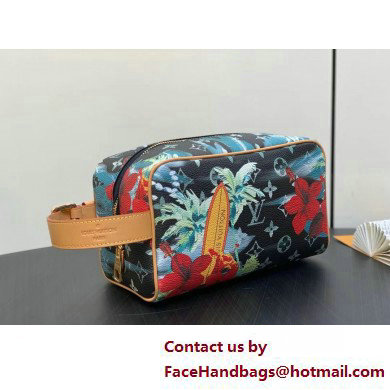 Louis Vuitton Locker Dopp Kit Bag Floral Print 04 2025