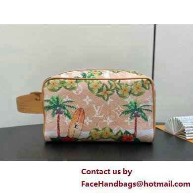 Louis Vuitton Locker Dopp Kit Bag Floral Print M24799 2025 - Click Image to Close