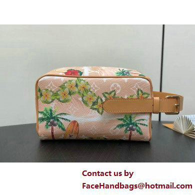 Louis Vuitton Locker Dopp Kit Bag Floral Print M24799 2025