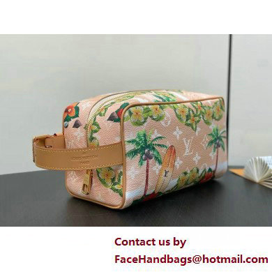 Louis Vuitton Locker Dopp Kit Bag Floral Print M24799 2025