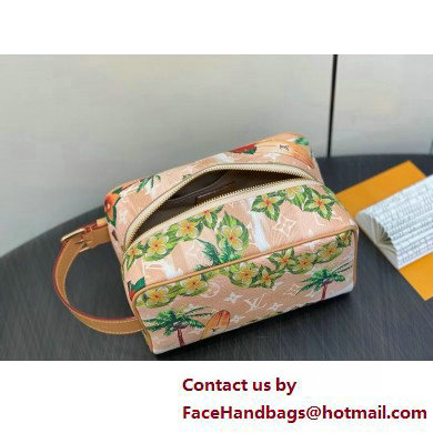 Louis Vuitton Locker Dopp Kit Bag Floral Print M24799 2025