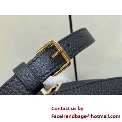 Louis Vuitton Lovelock chain Taurillon leather Capucines BB Bag M23950 Black 2025