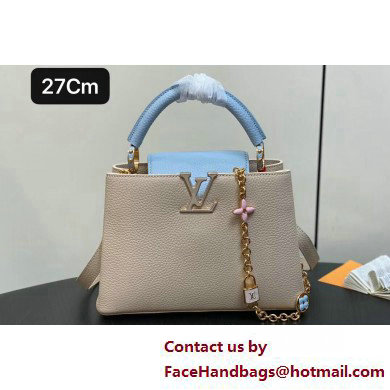 Louis Vuitton Lovelock chain Taurillon leather Capucines BB Bag M23950 Creamy 2025