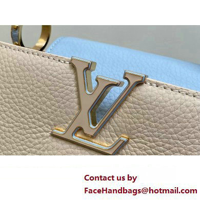 Louis Vuitton Lovelock chain Taurillon leather Capucines BB Bag M23950 Creamy 2025