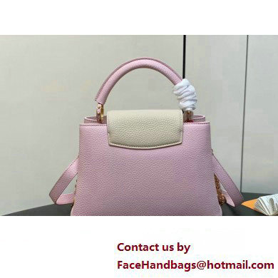 Louis Vuitton Lovelock chain Taurillon leather Capucines BB Bag M23950 Pink 2025