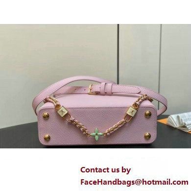 Louis Vuitton Lovelock chain Taurillon leather Capucines BB Bag M23950 Pink 2025