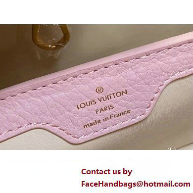 Louis Vuitton Lovelock chain Taurillon leather Capucines BB Bag M23950 Pink 2025