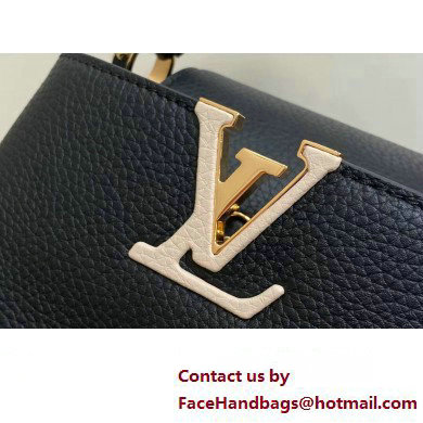 Louis Vuitton Lovelock chain Taurillon leather Capucines Mini Bag M23951 Black 2025