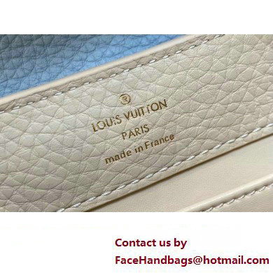 Louis Vuitton Lovelock chain Taurillon leather Capucines Mini Bag M23951 Creamy 2025