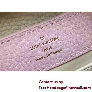 Louis Vuitton Lovelock chain Taurillon leather Capucines Mini Bag M23951 Pink 2025