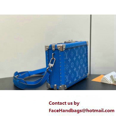 Louis Vuitton Monogram Canvas Clutch Box Bag M10611 Blue 2025