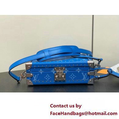 Louis Vuitton Monogram Canvas Clutch Box Bag M10611 Blue 2025