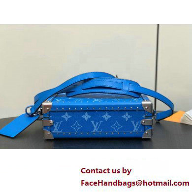 Louis Vuitton Monogram Canvas Clutch Box Bag M10611 Blue 2025