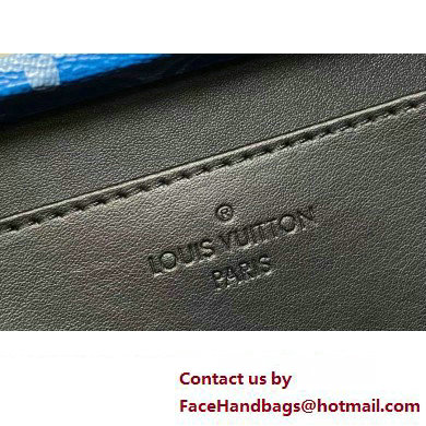 Louis Vuitton Monogram Canvas Clutch Box Bag M10611 Blue 2025