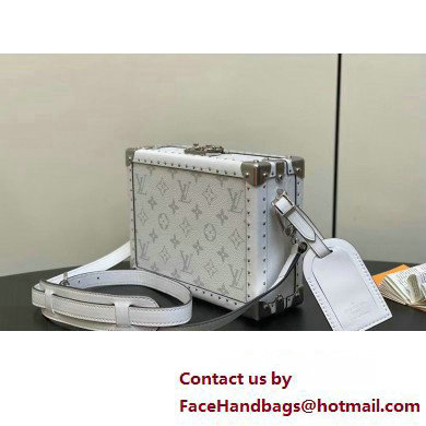 Louis Vuitton Monogram Canvas Clutch Box Bag M11049 White 2025