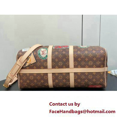 Louis Vuitton Monogram Canvas Keepall Bandouliere 45 Bag Flight Mode M24960 2025