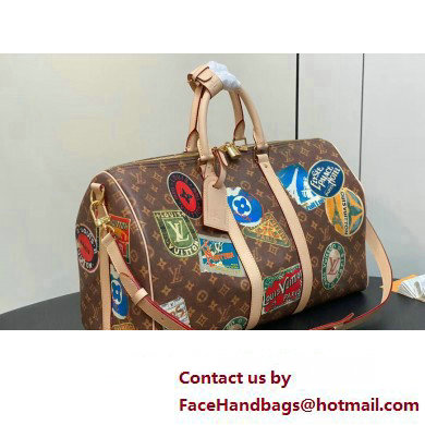 Louis Vuitton Monogram Canvas Keepall Bandouliere 45 Bag Flight Mode M24960 2025