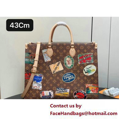 Louis Vuitton Monogram Canvas OnTheGo Voyage Bag Flight Mode M47147 2025 - Click Image to Close