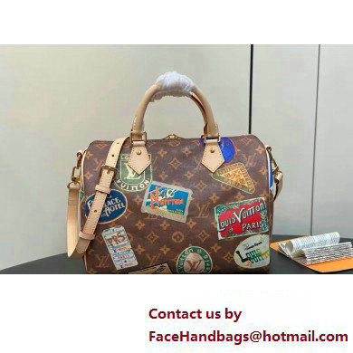 Louis Vuitton Monogram Canvas Speedy Bandouliere 30 Bag Flight Mode M47087 2025 - Click Image to Close