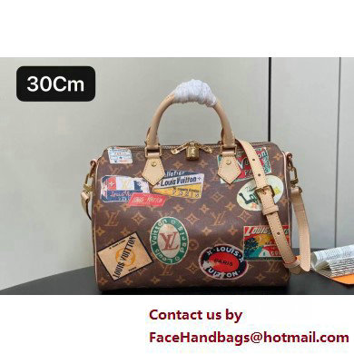 Louis Vuitton Monogram Canvas Speedy Bandouliere 30 Bag Flight Mode M47087 2025