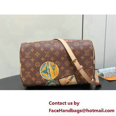 Louis Vuitton Monogram Canvas Speedy Bandouliere 30 Bag Flight Mode M47087 2025