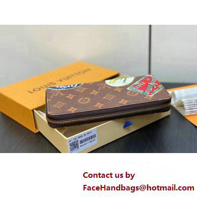 Louis Vuitton Monogram Canvas Zippy Wallet Flight Mode 2025