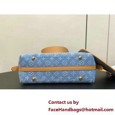 Louis Vuitton Monogram Denim CarryAll PM Bag M11462 Sky Blue 2025