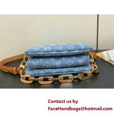 Louis Vuitton Monogram Denim Coussin BB Bag M11401 LV By The Pool Sky Blue 2025