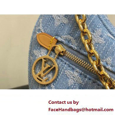 Louis Vuitton Monogram Denim Loop Bag M24846 Sky Blue 2025