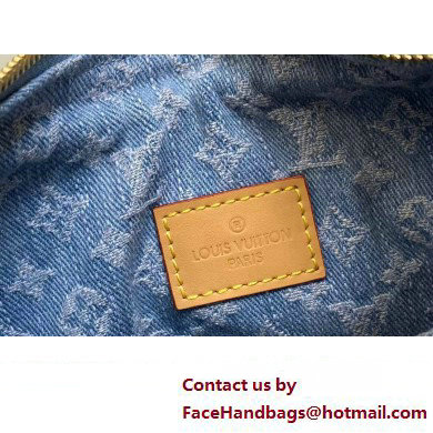 Louis Vuitton Monogram Denim Loop Bag M24846 Sky Blue 2025