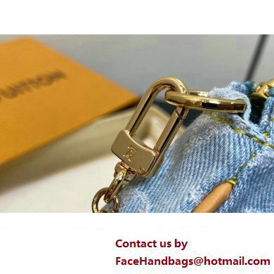 Louis Vuitton Monogram Denim Mini Pochette Accessoires Bag M82960 LV By The Pool Sky Blue 2025