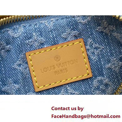 Louis Vuitton Monogram Denim Nano Speedy Bag M11212 Sky Blue 2025