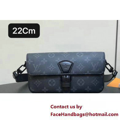 Louis Vuitton Monogram Eclipse canvas Montsouris Wearable Wallet Bag M83567 2025