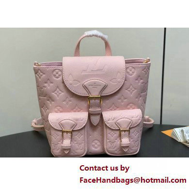 Louis Vuitton Monogram Empreinte leather Backup Backpack Bag M47074 Pink 2025