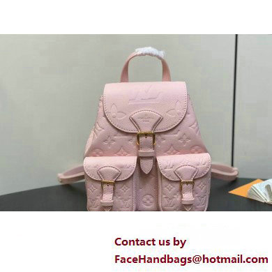 Louis Vuitton Monogram Empreinte leather Backup Backpack Bag M47074 Pink 2025