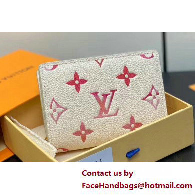 Louis Vuitton Monogram Empreinte leather Clea Wallet M83481 Sunrise Aquarelle 2025