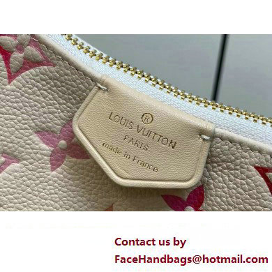 Louis Vuitton Monogram Empreinte leather Easy Pouch On Strap Bag M83448 Sunrise Aquarelle 2025