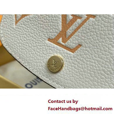 Louis Vuitton Monogram Empreinte leather Emilie Wallet M60688 Creamy 2025