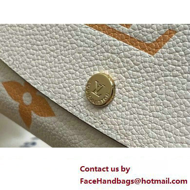 Louis Vuitton Monogram Empreinte leather Emilie Wallet M83138 Creamy 2025