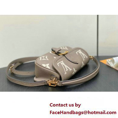 Louis Vuitton Monogram Empreinte leather Nano Diane Bag M83300 Tourterelle Beige / Cream 2025