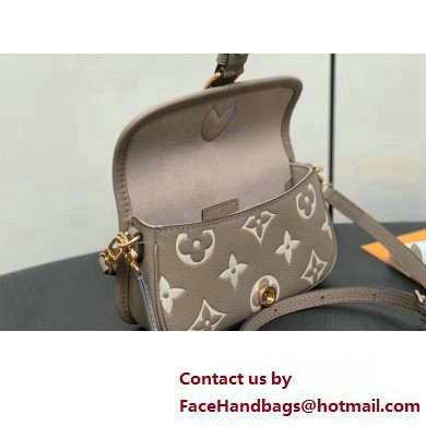 Louis Vuitton Monogram Empreinte leather Nano Diane Bag M83300 Tourterelle Beige / Cream 2025