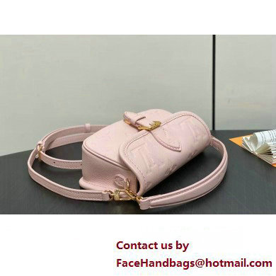 Louis Vuitton Monogram Empreinte leather Nano Diane Bag M83566 Opale Pink 2025