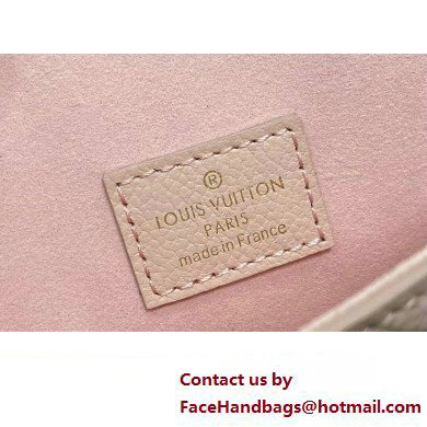 Louis Vuitton Monogram Empreinte leather Nano Diane Bag M83566 Opale Pink 2025