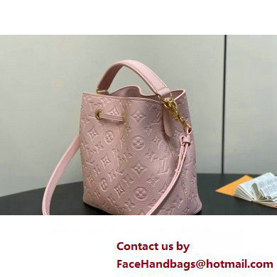 Louis Vuitton Monogram Empreinte leather Neonoe BB Bag M47038 Opal Pink 2025