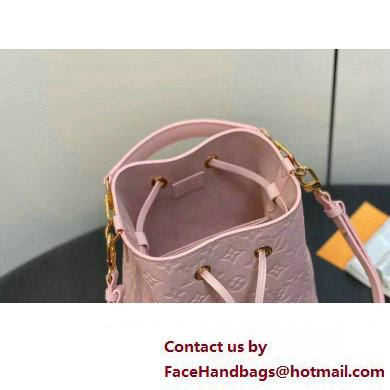 Louis Vuitton Monogram Empreinte leather Neonoe BB Bag M47038 Opal Pink 2025