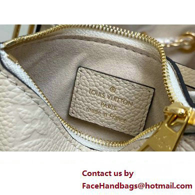 Louis Vuitton Monogram Empreinte leather Summer Bundle Bag M25452 Creamy 2025