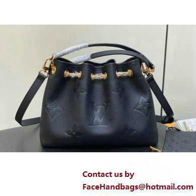 Louis Vuitton Monogram Empreinte leather Summer Bundle Bag M47209 Black 2025 - Click Image to Close